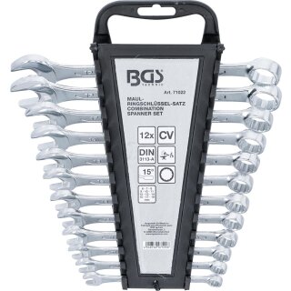 BGS Maul-Ringschlüssel-Satz | SW 6 - 19 mm | 12-tlg.