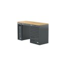 Sonic-Equipment MSS+ Schrankwand halb hoch,...