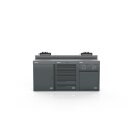 Sonic-Equipment MSS+ Schrankwand halb hoch, Verbundarbeitsplatte