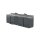 Sonic-Equipment MSS+ Schrankwand halb hoch, Edelstahlarbeitsplatte