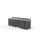 Sonic-Equipment MSS+ Schrankwand halb hoch, Edelstahlarbeitsplatte