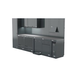Sonic-Equipment MSS+ Schrankwand hoch, Verbundarbeitsplatte