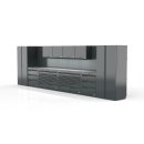 Sonic-Equipment MSS+ Schrankwand hoch, Verbundarbeitsplatte