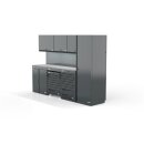 Sonic-Equipment MSS+ Schrankwand hoch, Verbundarbeitsplatte