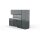 Sonic-Equipment MSS+ Schrankwand hoch, Verbundarbeitsplatte