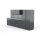 Sonic-Equipment MSS+ Schrankwand hoch, Edelstahlarbeitsplatte