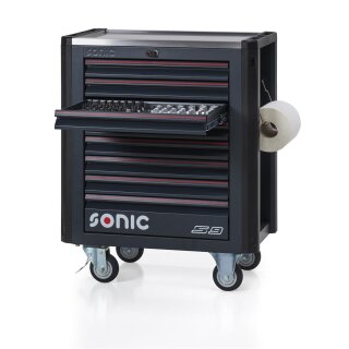 Sonic Equipment Werkstattwagen S9 gefüllt 168-tlg. Next