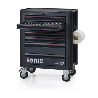 Sonic Equipment Werkstattwagen S8 gefüllt, 197-tlg., Next