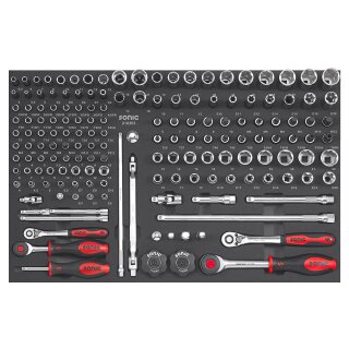 Sonic Equipment Combinatieset 1/4 & 3/8, 163-dlg. SFS Next - M