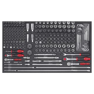 Sonic Equipment Kombinations-Set 1/4 & 3/8, 207-tlg SFS