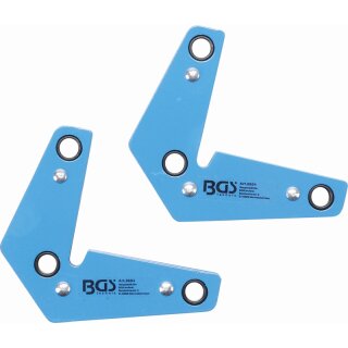 BGS technic Kraft-Magnethalter-Satz | L-Form | 2-tlg.