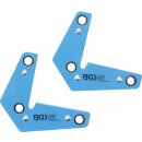 BGS technic Kraft-Magnethalter-Satz | L-Form | 2-tlg.