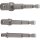 BGS technic Adapter-Satz für Bohrmaschinen | Außensechskant Antrieb 6,3 mm (1/4") | Abtrieb Außensechskant 6,3 mm (1/4"), 10 mm (3/8"), 12,5 mm (1/2") | 3-tlg.