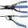 BGS technic Schlauch-Abstreifzange | arretierbar | 202 mm