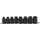 BGS technic Kraft-Steckschlüssel-Einsatz-Satz E-Profil | Antrieb Innenvierkant 12,5 mm (1/2") | SW E10 - E24 | 8-tlg.