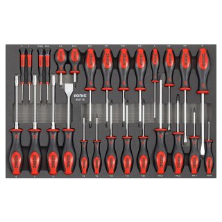 Sonic Equipment SFS Schraubendreher-Satz, 27-tlg. Motorcycle