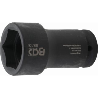 BGS technic Kraft-Steckschlüssel-Einsatz Sechskant, tief | Antrieb Innenvierkant 20 mm (3/4") | SW 41 mm | für FUSO / Mitsubishi