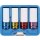 BGS technic Kraft-Schoneinsatz-Satz | Antrieb Innenvierkant 12,5 mm (1/2") | SW 17 / 19 / 21 / 22 mm | 4-tlg.