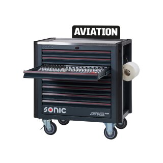 Sonic Equipment Werkstattwagen S12XD Next gefüllt, 454-tlg. (Aviation)