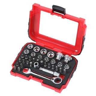 Sonic Equipment 1/4 Nuss und Bit-Satz 36-tlg.