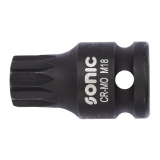 Sonic Equipment 1/2 Vielzahn Biteinsatz, schlagschrauberfest, 43mm, M14