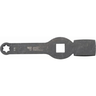 BGS technic Schlag-Ringschlüssel | E-Profil (für Torx) | mit 2 Schlagflächen | SW E18