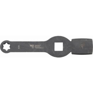 BGS technic Schlag-Ringschlüssel | E-Profil (für Torx) | mit 2 Schlagflächen | SW E20