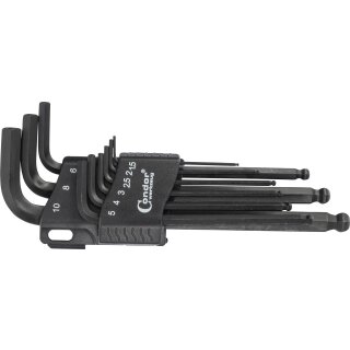 Condor Winkelschlüssel-Satz, 9-tlg., Innensechskt. 1.5-10 mm
