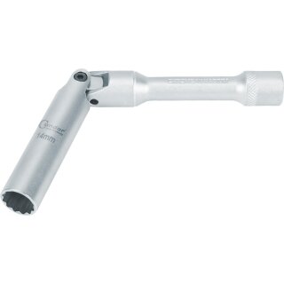 Condor Zündkerzen-Gelenkeinsatz, 3/8", 180 mm, 12-kant SW14