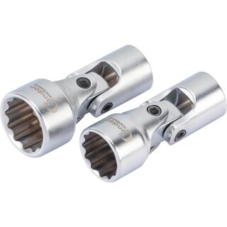 Condor Gelenkeinsätze, 2-tlg., 3/8", 12-kant 16 / 18 mm