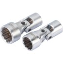 Condor Gelenkeinsätze, 2-tlg., 3/8", 12-kant 16...