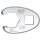 BGS technic Hahnenfußschlüssel | Antrieb Innenvierkant 12,5 mm (1/2") | SW 21 mm
