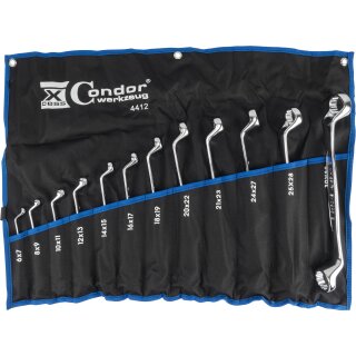 Condor Ringschlüssel-Satz, xcess performance, 12-tlg., 6-32 mm