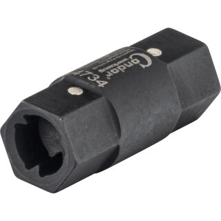 Condor Spezial 2-in-1 Schlauchschellen-Schlüssel, 3-Punkt/Tri-Point