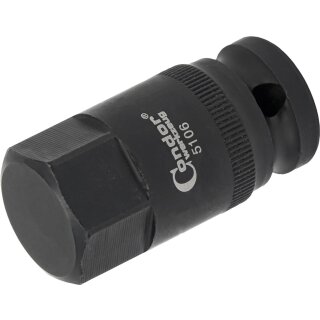 Condor Kraft-Bit-Stecknuss, 1/2", Innensechskant 24x53 mm