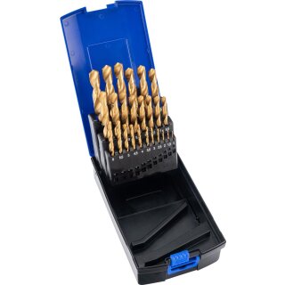 Condor Spiralbohrer-Satz, HSS Titan nitriert, 25-tlg., 1-13 mm