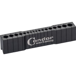 Condor Universal Bohrschablone, für ø 3.0-9.5 mm