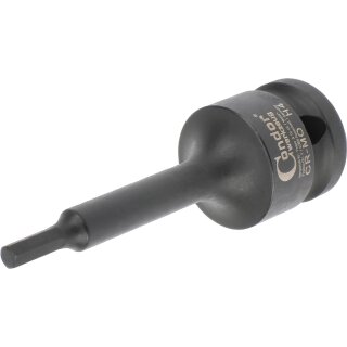Condor Kraft-Bit-Stecknuss, 1/2", Innensechskant 4x78 mm