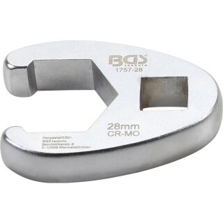 BGS technic Hahnenfußschlüssel | Antrieb Innenvierkant 12,5 mm (1/2") | SW 28 mm