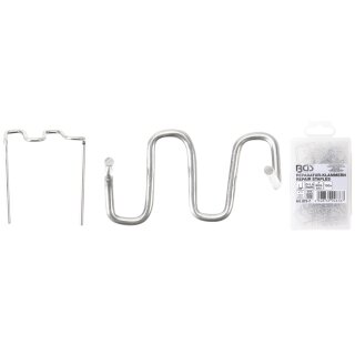BGS technic Reparatur-Klammern | W-Form | Ø 0,8 mm | 100-tlg.