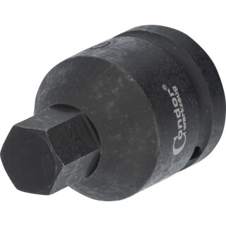 Condor Kraft-Bit-Stecknuss, 3/4", Innensechskant 17x60 mm