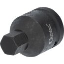 Condor Kraft-Bit-Stecknuss, 3/4", Innensechskant...