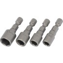 Condor Schlauchschellen-Bit-Stecknüsse, 1/4"...