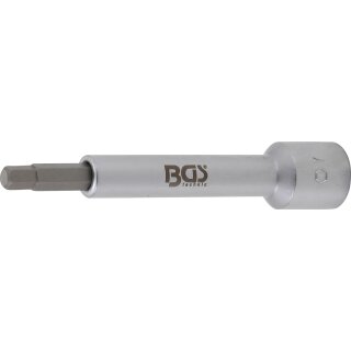BGS technic Bit-Einsatz | Antrieb Innenvierkant 12,5 mm (1/2") | Innensechskant 7 mm