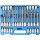 BGS technic Bit-Einsatz-Satz | Antrieb Innenvierkant 12,5 mm (1/2") | TPS-Profil (für Torx Plus) mit Bohrung TPS20 - TPS70 | 32-tlg.