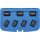 BGS technic Spezial-Steckschlüssel-Einsatz-Satz / Schraubenausdreher | 12,5 mm (1/2") | SW 17 - 26 mm | 7-tlg.