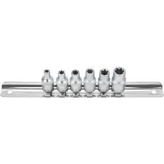 Condor Steckschlüssel-Einsätze, 6-tlg., 1/4", E-Profil E4-10