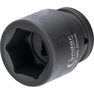 Condor Kraft-Stecknuss, 3/4", 6-kant 35 mm
