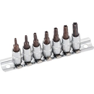 Condor Bit-Stecknüsse, xcess perf., 7-tlg., 1/4", 5-Stern SLB TS10-40