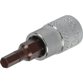 Condor Bit-Stecknuss, xcess performance, 1/4", Innensechskant 4x37 mm